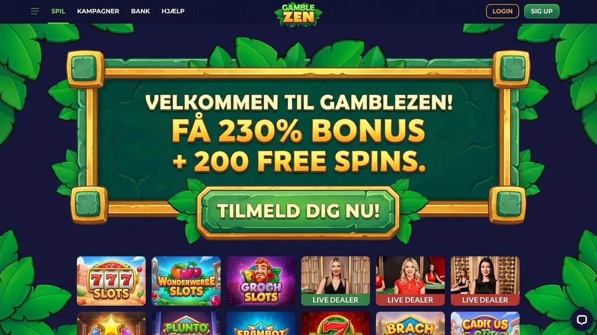 Tilmelding med bonus